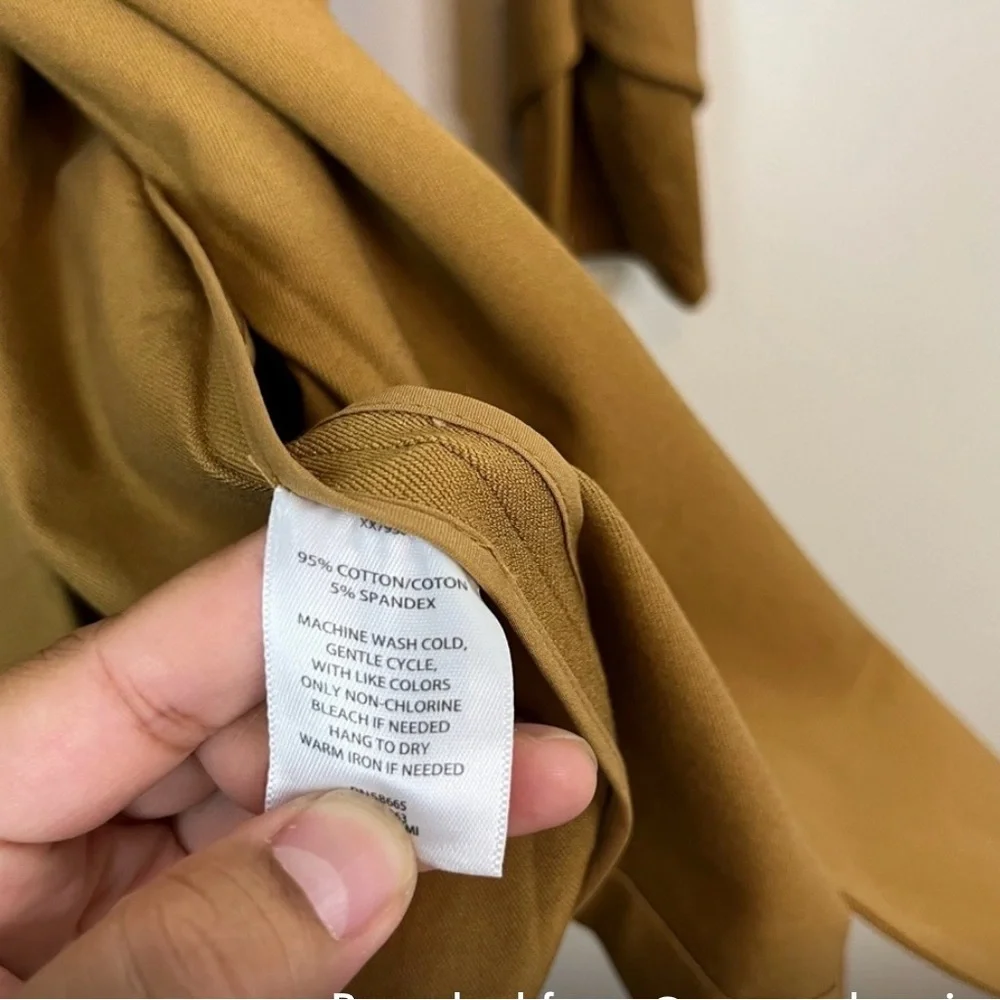 Something Navy Camel Tan Easy Oversize Trench Coat Size XXS Women - Picture 4 of 7